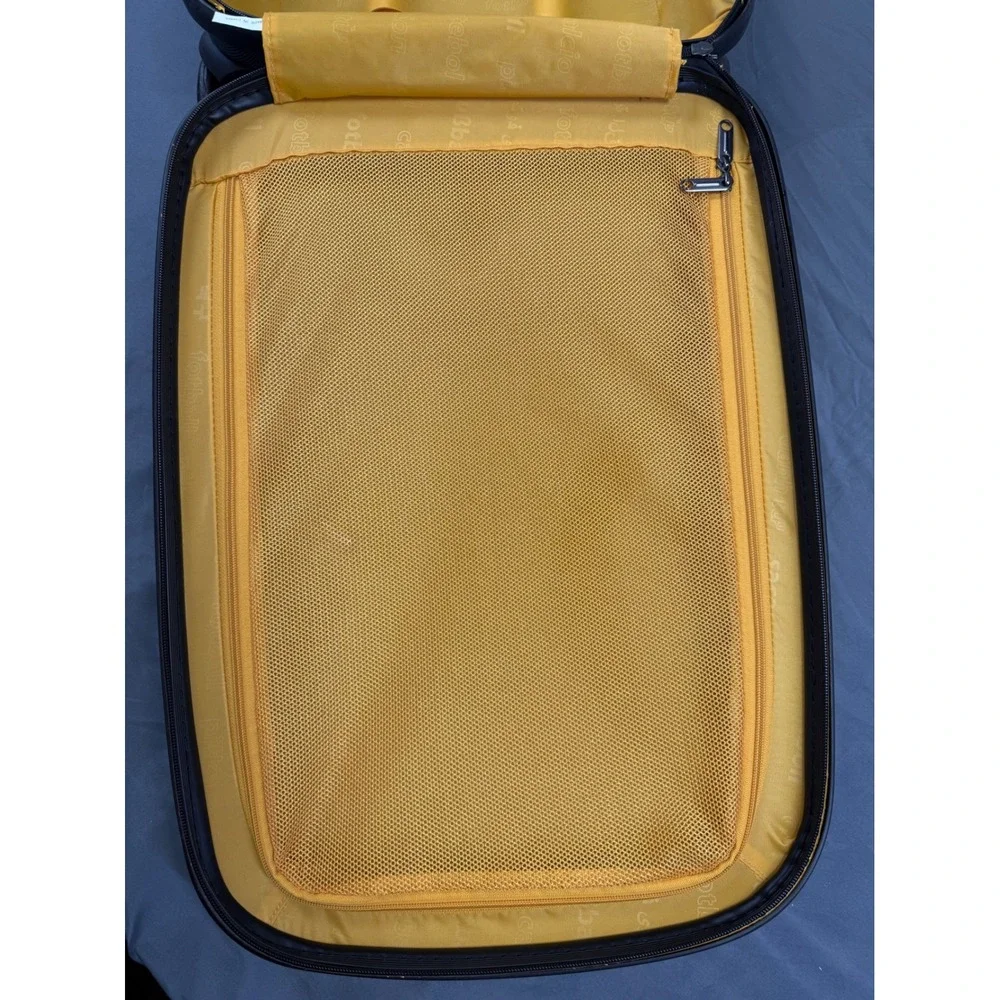 Nike Brasil CBF Rolling Suitcase Grey Yellow‎ Hardshell Carryon Luggage Soccer